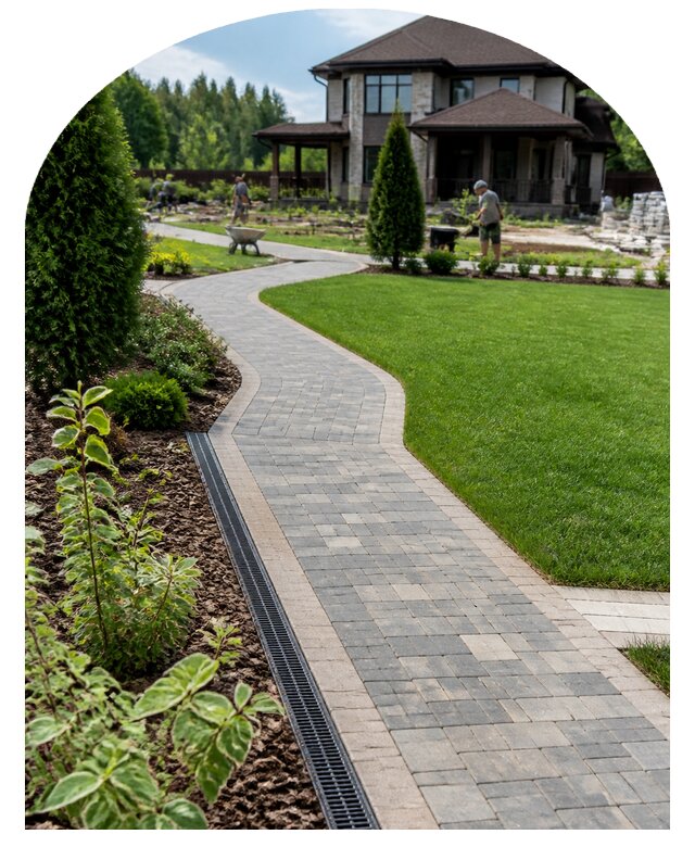 Благоустройство большого участка в Черногорске от 255175 р. | Метпроект-Чрн