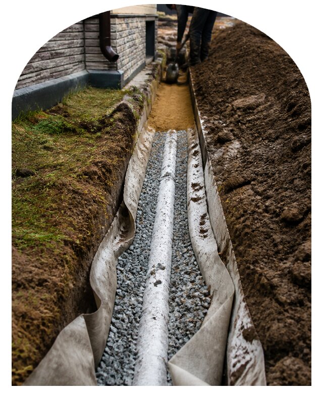 Дренаж участка в Черногорске по цене от 2552 р. | Метпроект-Чрн